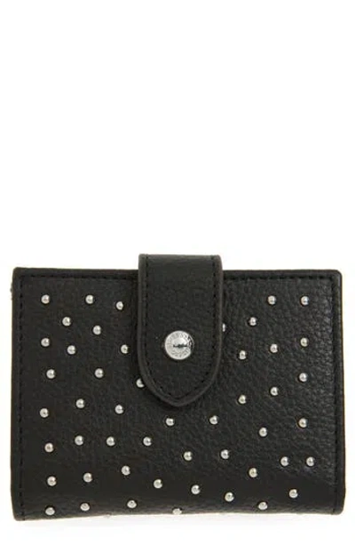Aimee Kestenberg Highland Bifold Leather Card Case In Scattered Studs