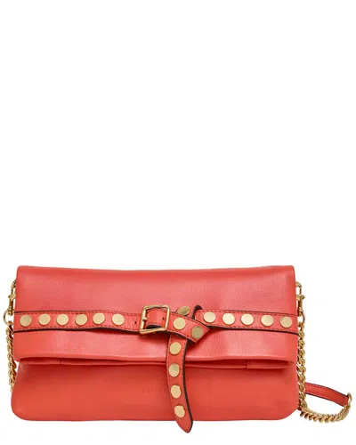 Aimee Kestenberg Jagger Leather Clutch In Pink