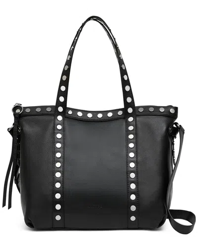 Aimee Kestenberg Jagger Leather Tote In 001-black