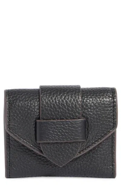 Aimee Kestenberg Keisha Leather Flap Wallet In Black