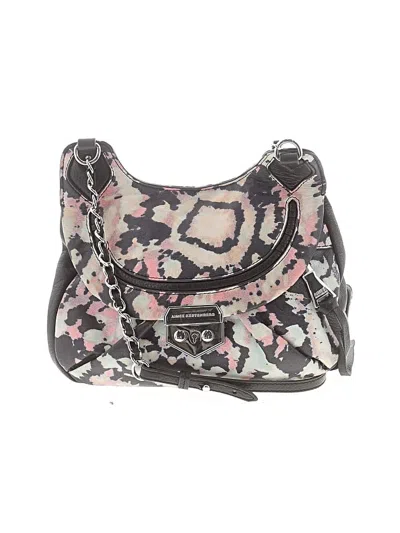Pre-owned Aimee Kestenberg Leather Crossbody Bag In Gray