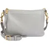 Aimee Kestenberg Madrid Leather Crossbody Bag In Platinum