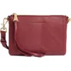 Aimee Kestenberg Madrid Leather Crossbody Bag In Raspberry