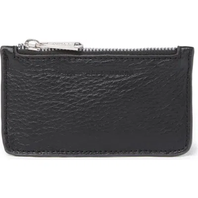 Aimee Kestenberg Melbourne Leather Wallet In Black W/silver