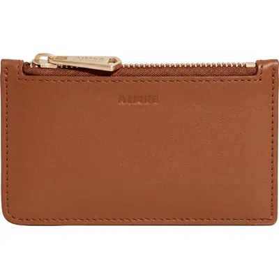 Aimee Kestenberg Melbourne Leather Wallet In Brown