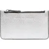 Aimee Kestenberg Melbourne Leather Wallet In Silver Metallic