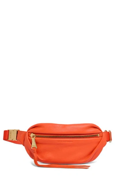 Aimee Kestenberg Milan Leather Belt Bag In Flame