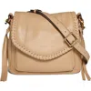 Aimee Kestenberg Mini All For Love Convertible Leather Crossbody Bag In Brown