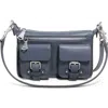 Aimee Kestenberg Mini Saddle Up Convertible Leather Crossbody Bag