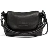 Aimee Kestenberg Mini Zen Leather Crossbody Bag In Black