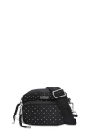 Aimee Kestenberg Nylon Camera Crossbody Bag In Black Studded