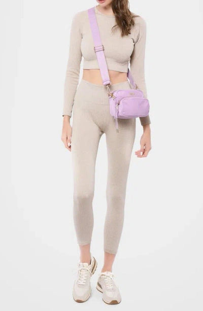 Aimee Kestenberg Nylon Camera Crossbody Bag In Lilac