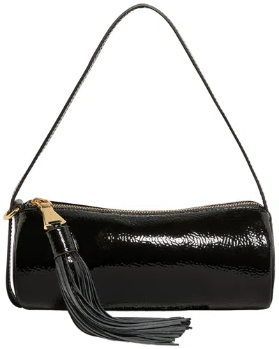 Aimee Kestenberg Onyx Hour Leather Barrel Shoulder Bag In Black