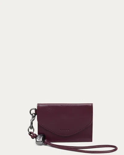 Aimee Kestenberg Power Wristlet Card Case In Wine