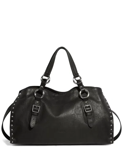 Aimee Kestenberg Rodeo Large Leather Satchel In 001-black