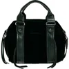 Aimee Kestenberg Sierra Satchel Bag In Black Suede