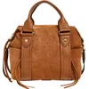 Aimee Kestenberg Sierra Satchel Bag In Chestnut Suede