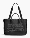 Aimee Kestenberg Speak Up Novelty Large Tote In Black