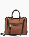 Aimee Kestenberg Stockbridge Triple Entry Satchel In Brown