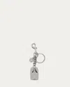 Aimee Kestenberg Tamitha Backpack Key Chain In Shiny Silver