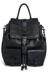 Aimee Kestenberg The Saddle Up Leather Backpack In Black