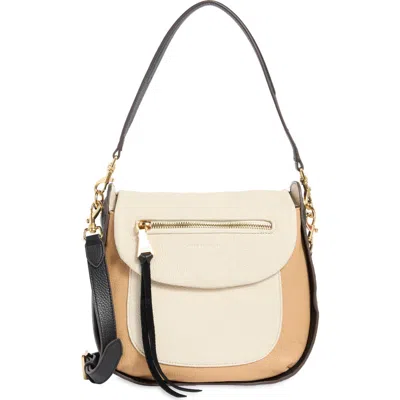 Aimee Kestenberg Vera Leather Convertible Shoulder Bag In Black