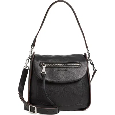 Aimee Kestenberg Vera Leather Convertible Shoulder Bag In Black
