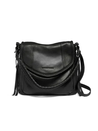 Aimee Kestenberg Women's All For Love Convertible Leather Shoulder Bag In Black