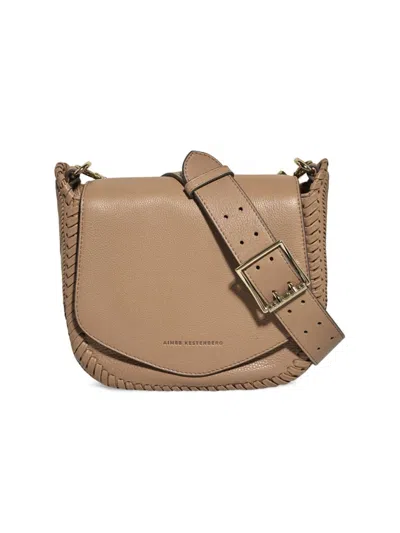 Aimee Kestenberg Women's All For Love Leather Saddle Crossbody Bag In Brown