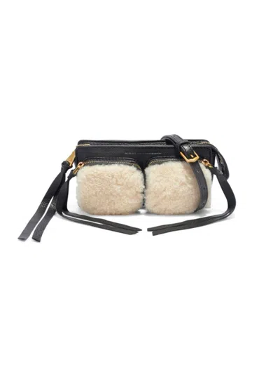 Aimee Kestenberg Women's Car-go Mini Glove Leather & Shearling Crossbody Bag