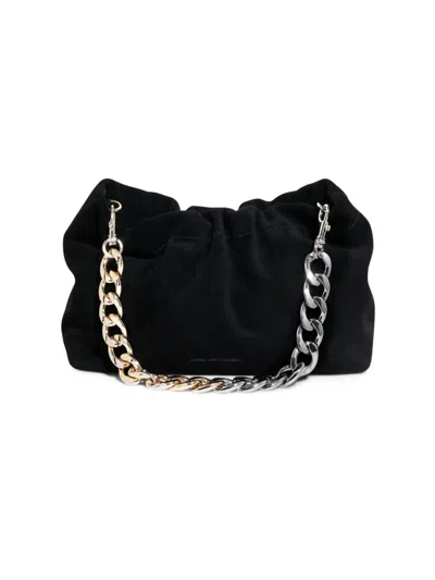 Aimee Kestenberg Women's Chain Leather Shoulder Bag In Black