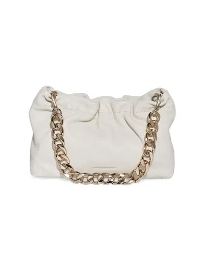 Aimee Kestenberg Women's Chain Leather Shoulder Bag In White