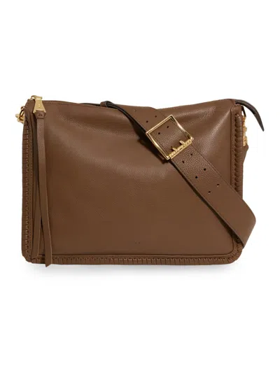 Aimee Kestenberg Famous Leather Large Crossbody Bag In Brown