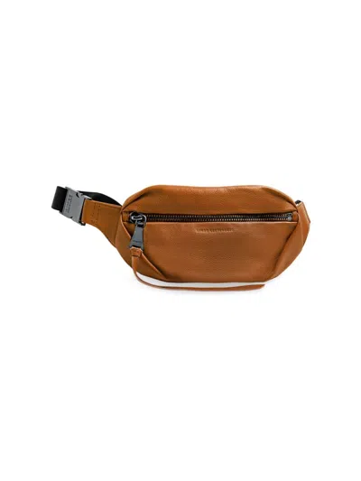 Aimee Kestenberg Women's Milan Leather Bum Bag In Chestnut Gunmetal