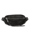 Aimee Kestenberg Women's Milan Novelty Leather And Cow Fur Belt Bag In Black