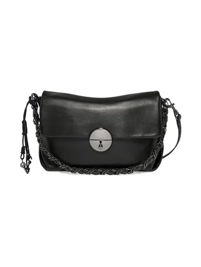 Aimee Kestenberg Women's Ricci Leather Convertible Shoulder Bag In Black