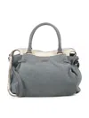 Aimee Kestenberg Women's Sandy Large Denim And Leather Satchel In Blue