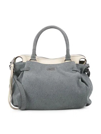 Aimee Kestenberg Women's Sandy Large Denim And Leather Satchel In Blue