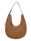 Aimee Kestenberg Large Unity Suede Hobo Bag In Brown