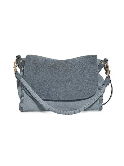 Aimee Kestenberg Women's Zen Leather Convertible Shoulder Bag In Gray