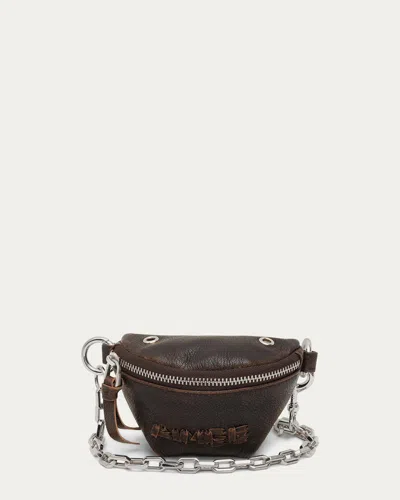 Aimee Kestenberg Zip Sling Charm In Fudge Brush Off