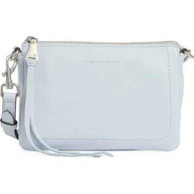 Aimee Madrid Leather Crossbody Bag In Blue