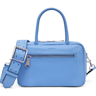 Aimee Medium Ritual Leather Satchel In Blue