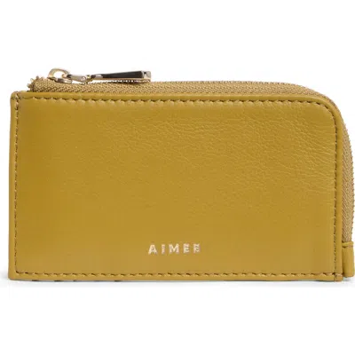 Aimee Metro Zip Card Case In Cumin