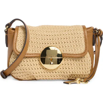 Aimee Mini Cannes Flap Crossbody Bag In Brown