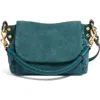 Aimee Mini Zen Leather Crossbody Bag In Neutral