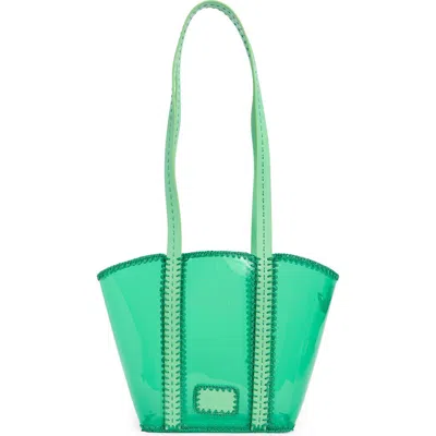 Aimee Paradise Tote Bag In Aloe Green