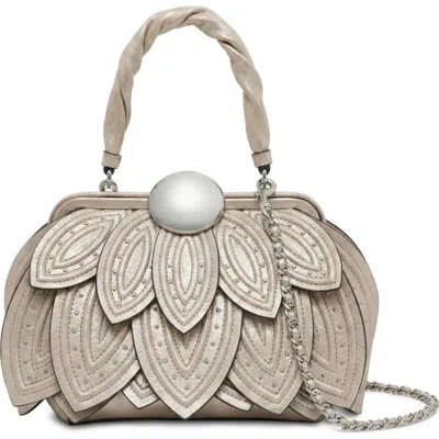 Aimee Petal Top Handle Bag In Sand