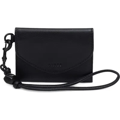 Aimee Power Wristlet Card Case In Black