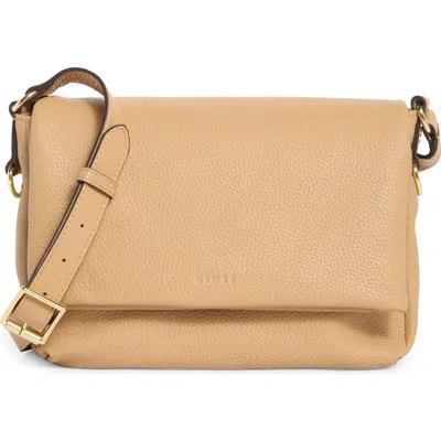 Aimee Preston Medium Leather Crossbody Bag In Neutral